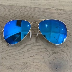 Blue Rayban Aviators